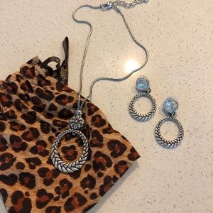Brighton Collectibles Necklace and Earrings Set